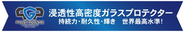 浸透性高密度ガラスプロテクター 持続力・耐久性・輝き 世界最高水準!